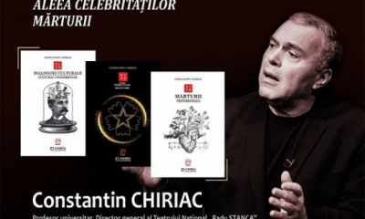 Constantin Chiriac - triplă lansare de carte. Apreciatul om de cultură va primi și titlul de Cetățean de onoare al Iașului