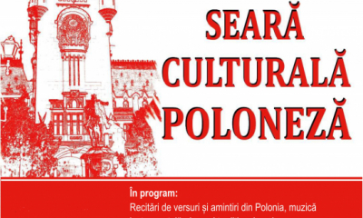  „Seară Culturală Poloneză”, la Palatul Culturii din Iași