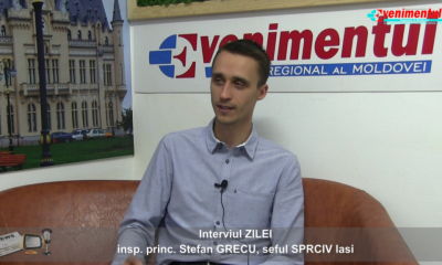 (VIDEO) Interviul ZILEI-invitat: insp. princ. Stefan GRECU, șeful SPCRPCÎV Iași