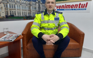 (VIDEO) Interviul ZILEI: insp. princ. Mihai ȘORIC, șeful Serviciului Poliției Rutiere Iași