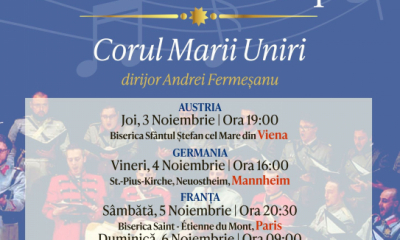 Ateneul Național din Iași și Corul Marii Uniri, în turneu european