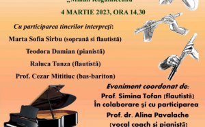 Recital vocal-instrumental la Muzeul Memorial „Mihail Kogălniceanu” Iași