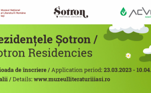 Rezidențele Șotron, ediția a II-a: 3 burse de creație pentru autori din România și Ucraina