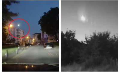 FOTO/VIDEO - Spectacol pe cer. Un meteorit extrem de luminos a fost vizibil