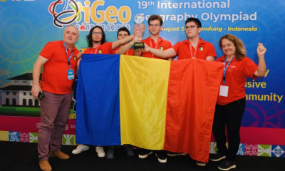 România a luat din nou Aurul la Olimpiada Internațională de Geografie