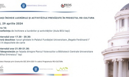 BCU Iași încheie lucrările și activitățile prevăzute în proiectul RO-CULTURA
