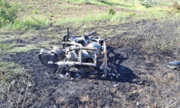 Accident violent pe DN 24, între Vaslui și Iași. O motocicletă și un autoturism au luat foc după ce s-au ciocnit: trei persoane au murit