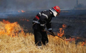 ISU Gorj le cere cetățenilor să renunțe la igienizarea terenurilor prin incendiere, după ce 110 hectare de teren au fost mistuite de flăcări