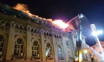 Palatul lui IPS Teodosie a fost distrus. Arhimandritul este simpatizantul lui Putin
