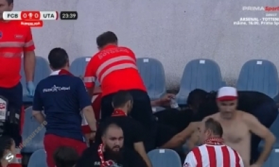 Panică la Botoşani: Meciul cu UTA Arad a fost întrerupt, după ce unui spectator i s-a făcut rău