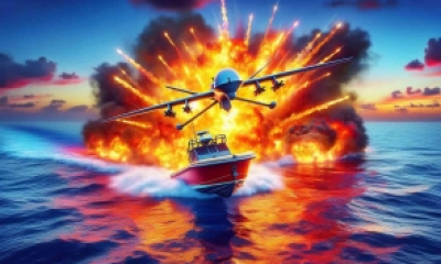  Armata SUA face primele precizări: O dronă a explodat în apropierea unor nave din Marea Roșie