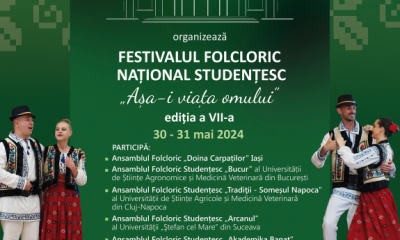 Festivalul Folcloric Studențesc „Așa-i viața omului”, la USV Iași 