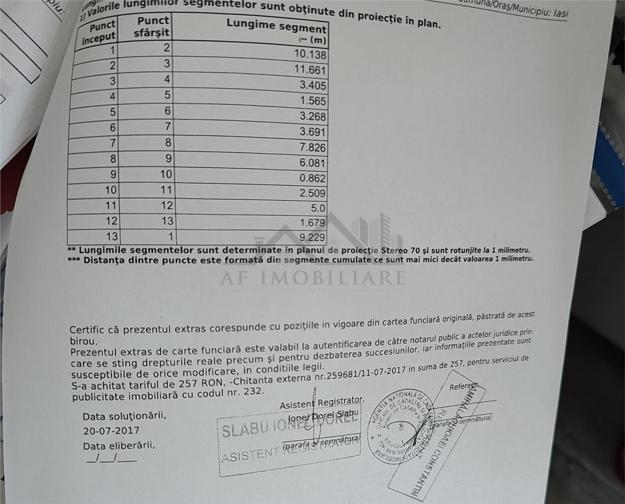 Tatarasi - Dispecer corp de CASA SC 54mp TEREN 163mp