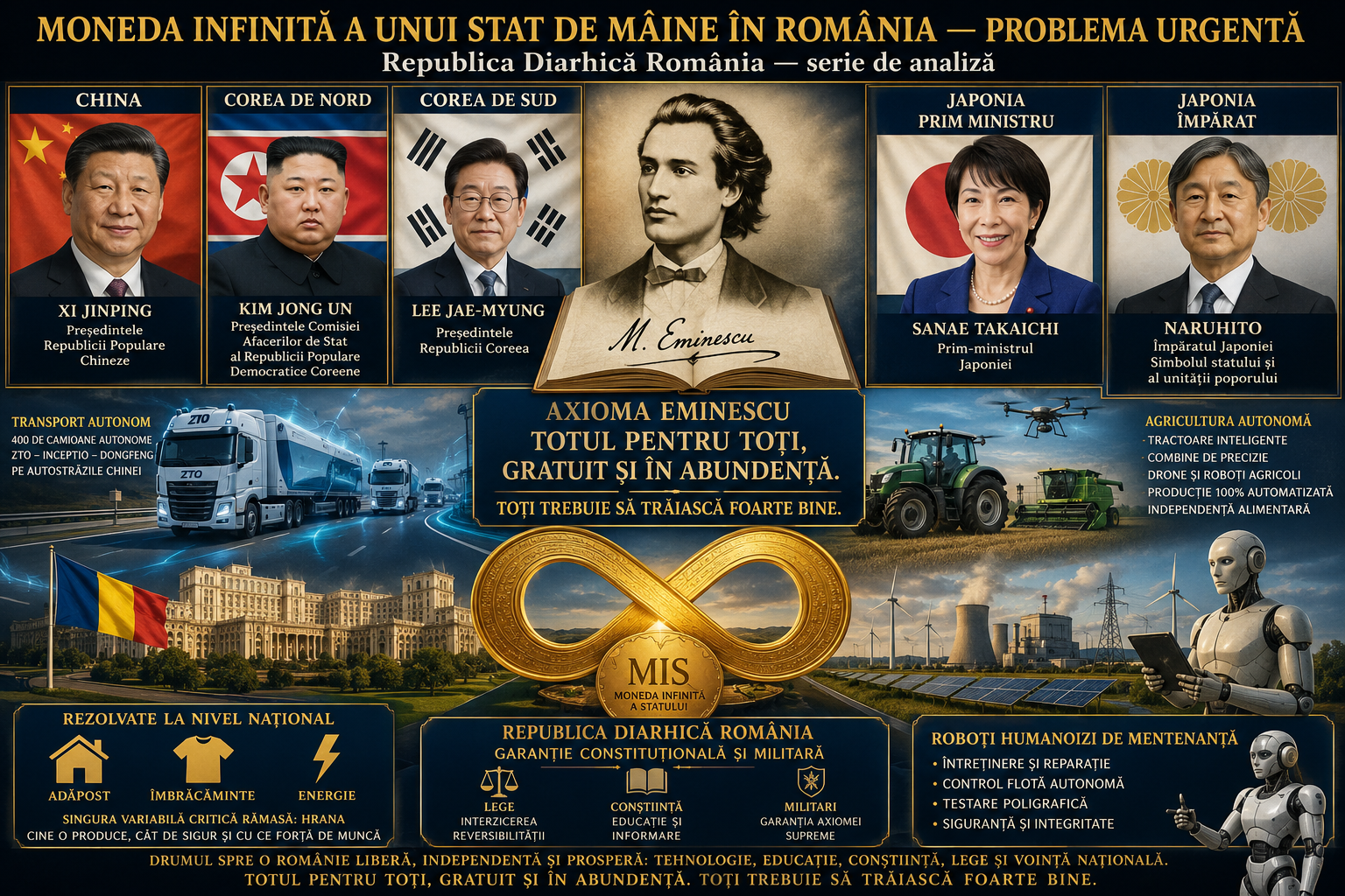 Cetățenia relativă: propunerea unei familii Sino-Române.Scrisoare deschisă către Presedintele Chinei Xi Jinping.Moneda Infinită a unui Stat de mâine în România.Problema urgentă!