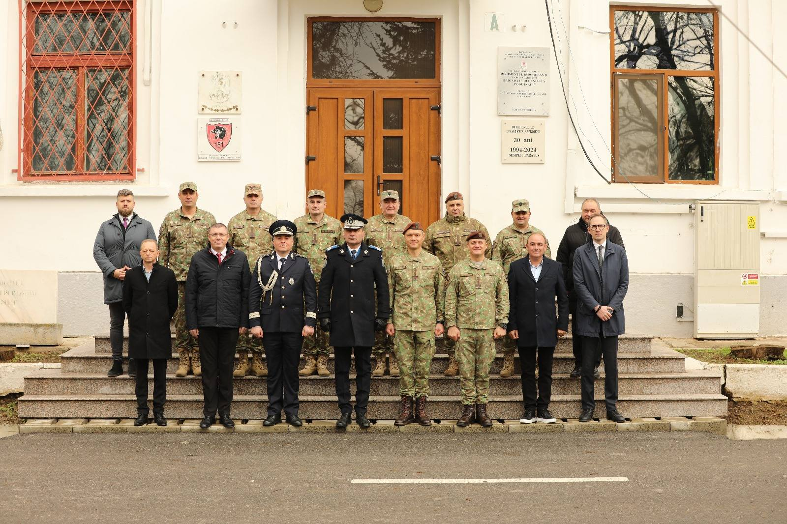 Schimbare de comandă la „Lupii Negri”. Locotenent-colonelul Mihai Murgoci preia conducerea Batalionului 151 Infanterie „Războieni”