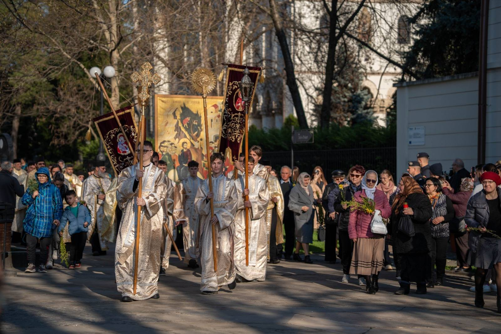 Pelerinaj de Florii, pe străzile Iașului