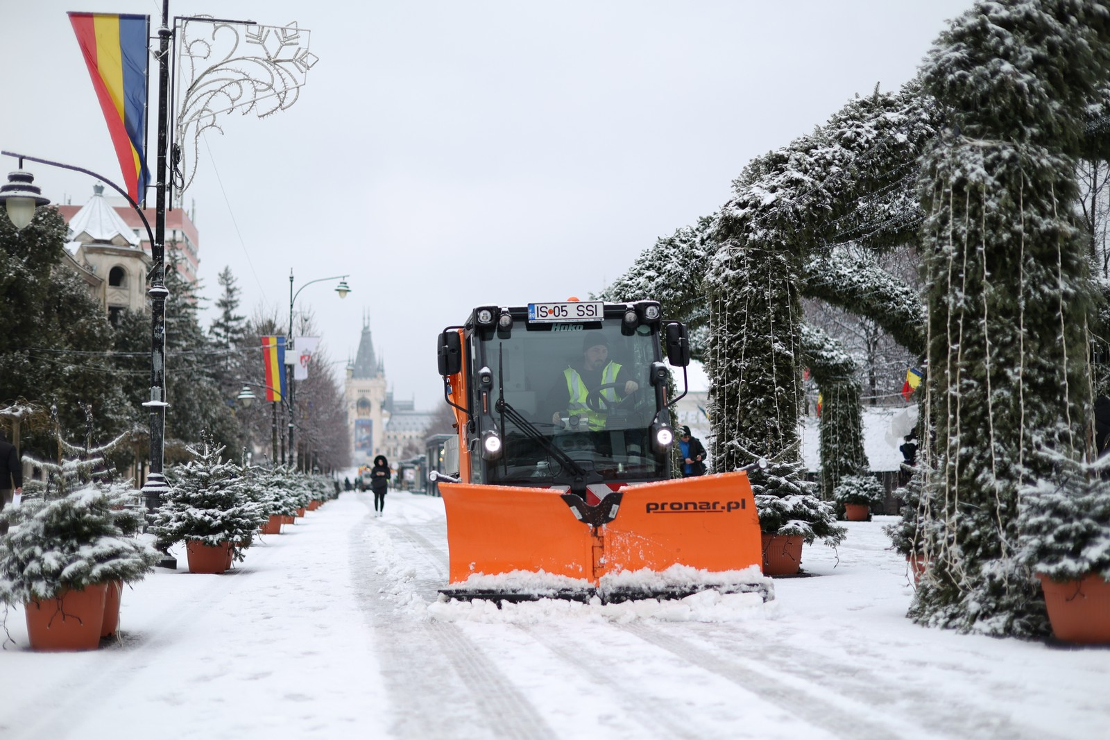 Iașul, sub comandament de iarnă. Prioritatea: menținerea circulației rutiere în condiții decente