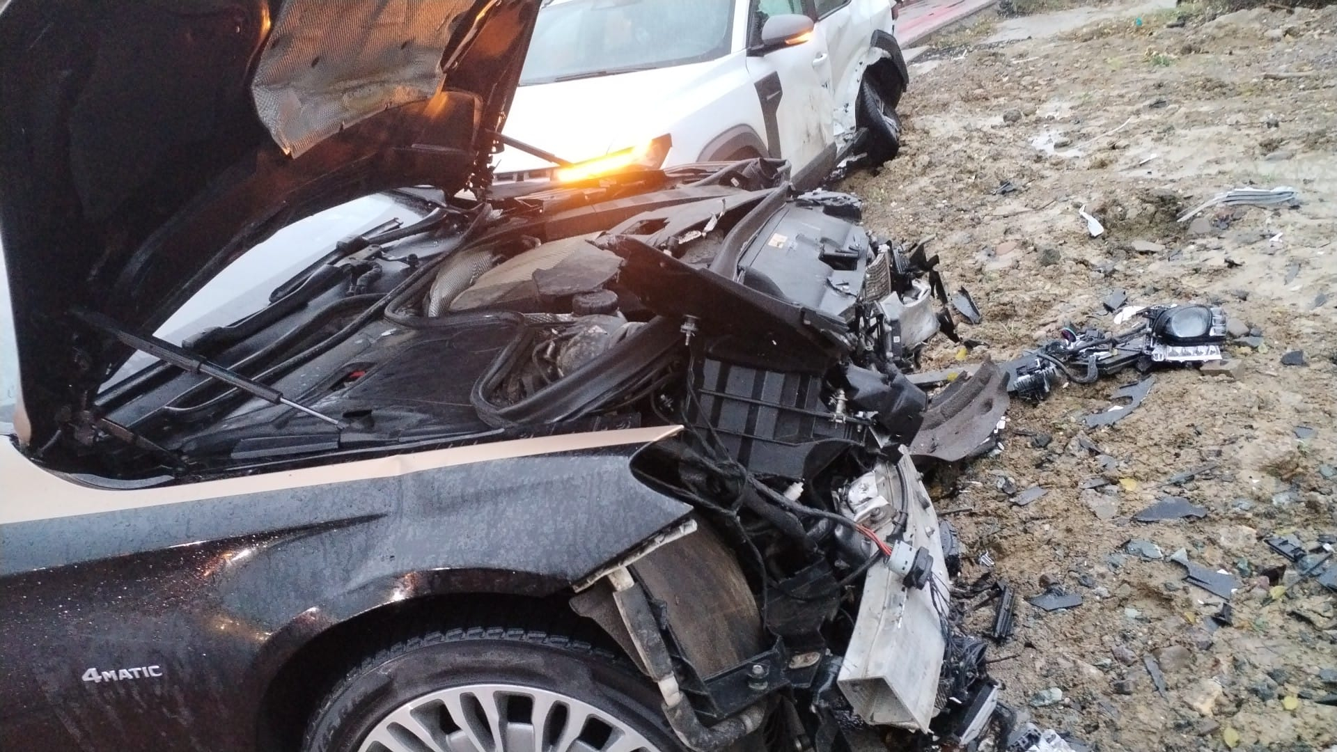 Accident grav în CUG. A fost implicată mașina unui cunoscut om de afaceri