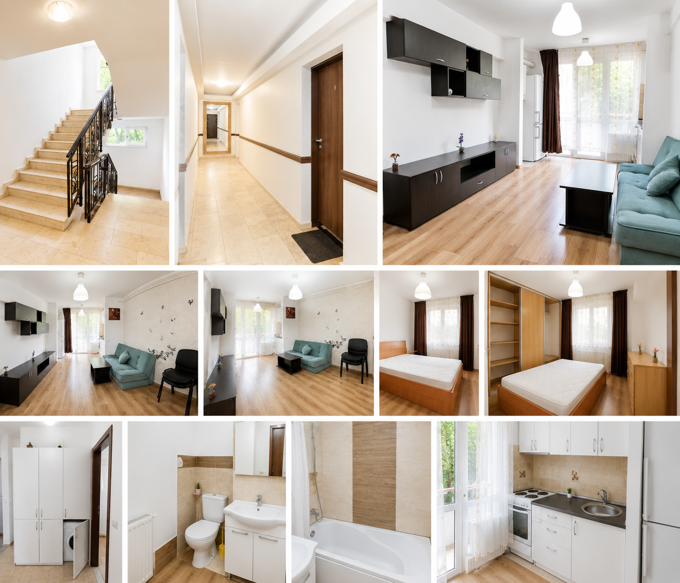  Apartament 2 camere de închiriat, bloc nou,  Podu Roș 