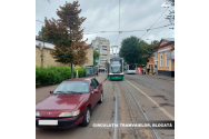 Un şofer a blocat circulaţia tramvaielor spre Piaţa Unirii