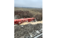Accident feroviar grav în Vrancea