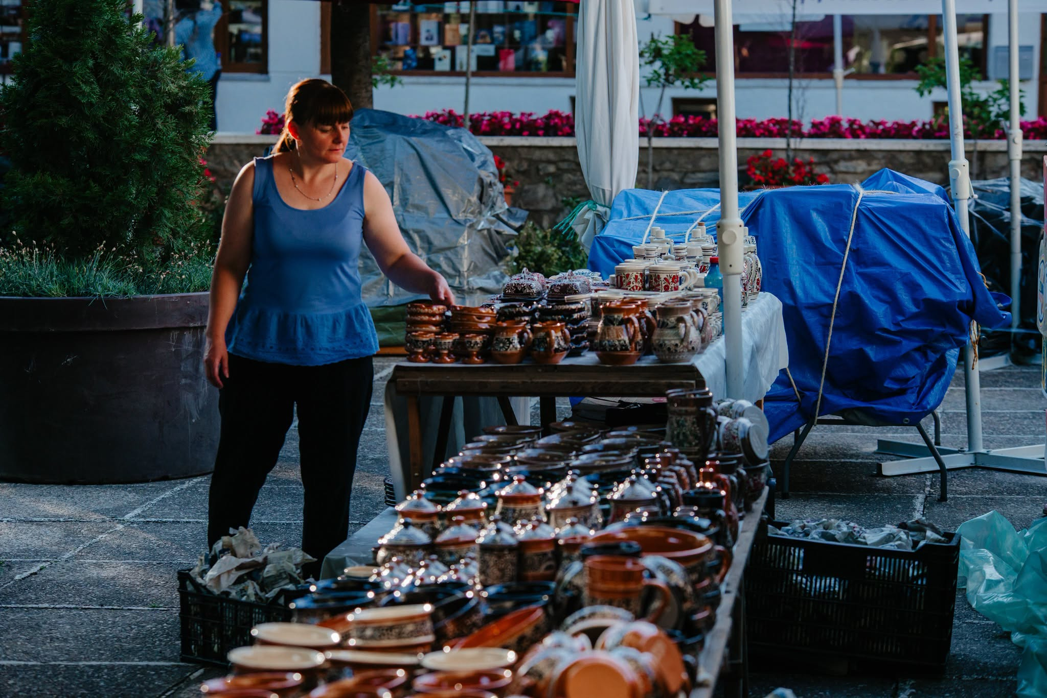 FOTO - Parcul Copou s-a transformat într-un muzeu viu al ceramicii!