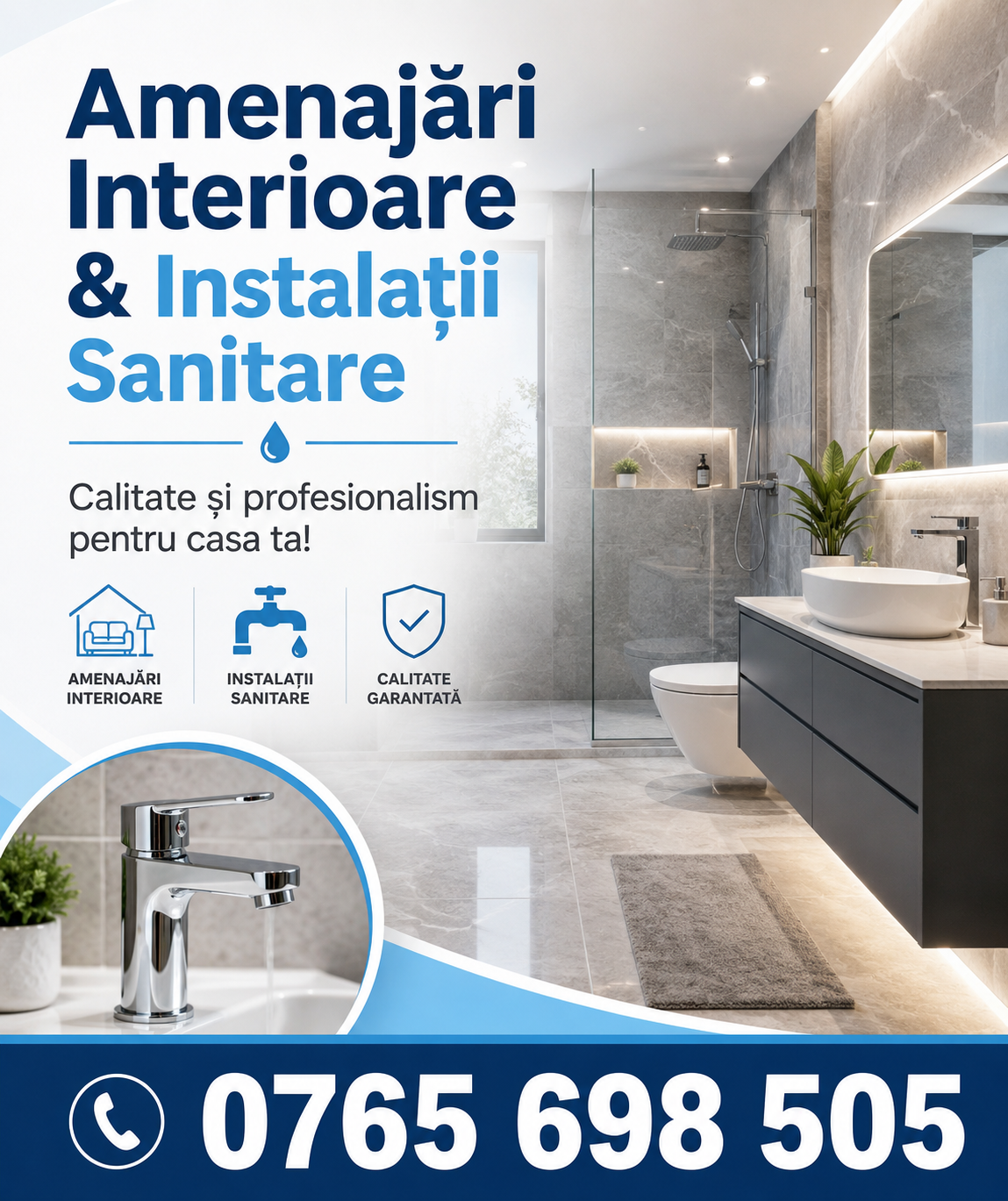 Amenajări interioare si instalații sanitare 