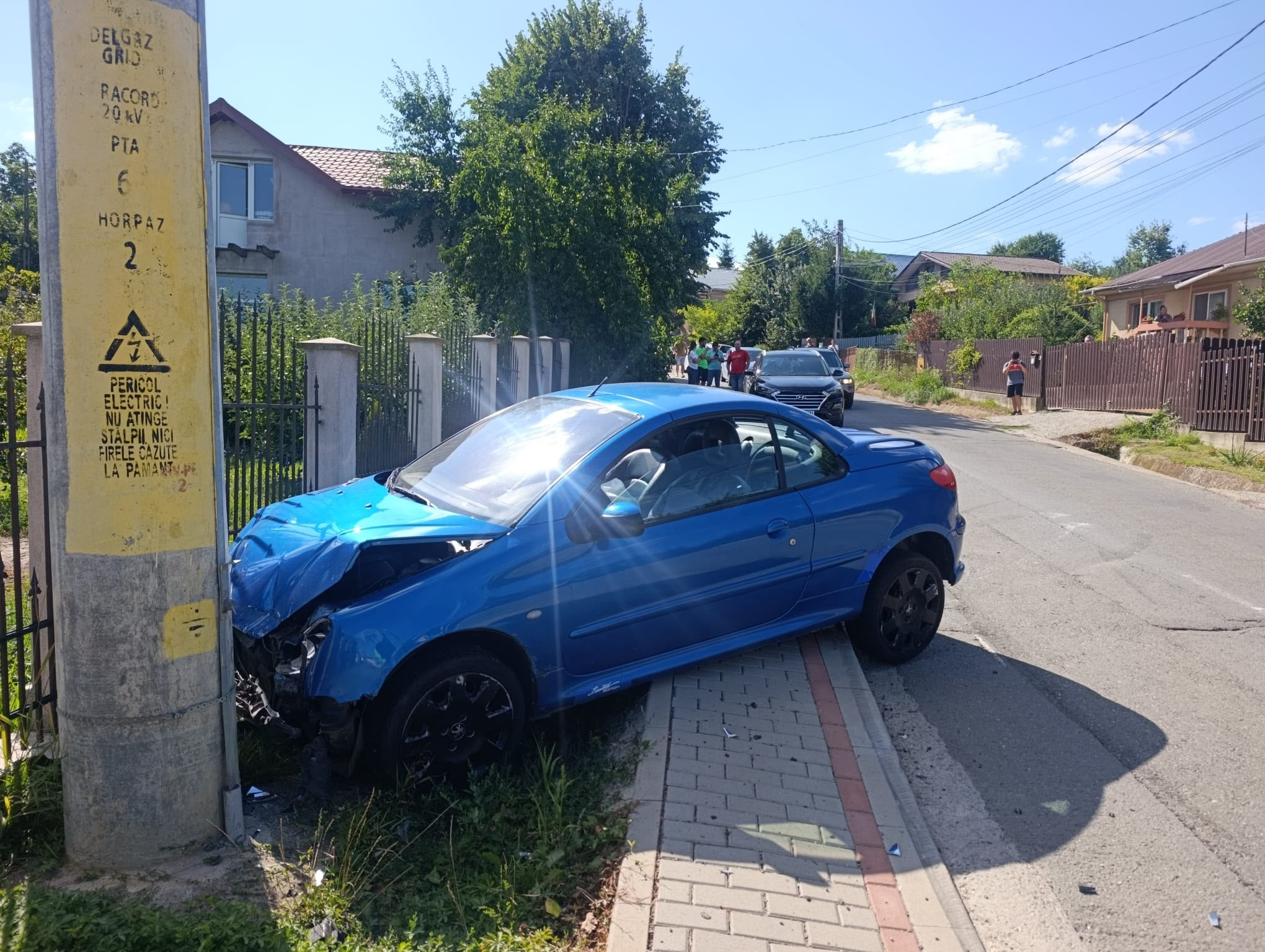 Accident violent la Horpaz! Trei copii, transportați de urgență la spital