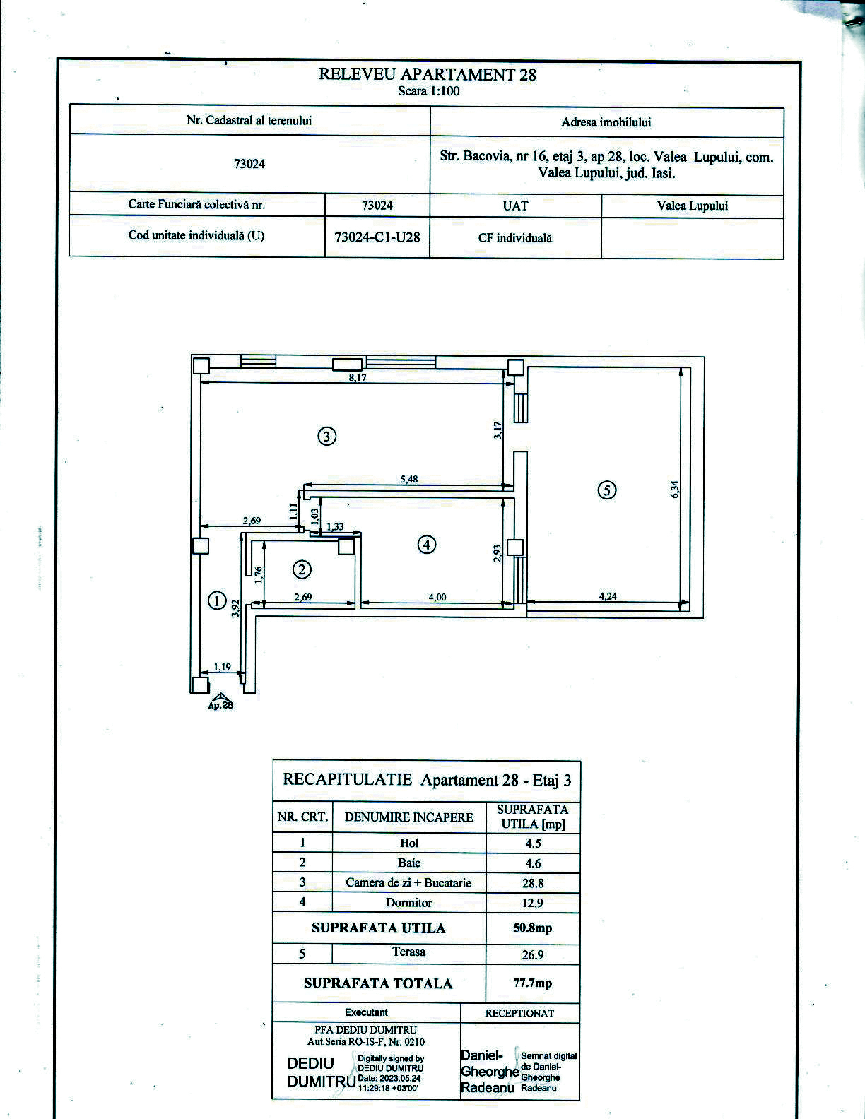 Vand apartament 2 camere decomandat