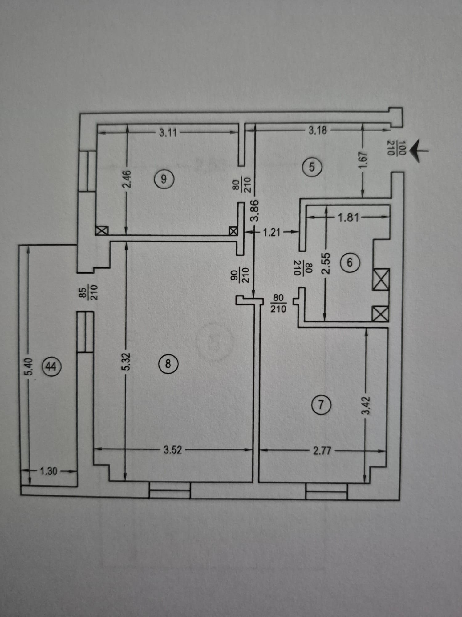 ÎNCHIRIEZ APARTAMENT CU 2 CAMERE - 50 mp - bloc nou - prima închiriere -  zona Aleea Tudor Neculai