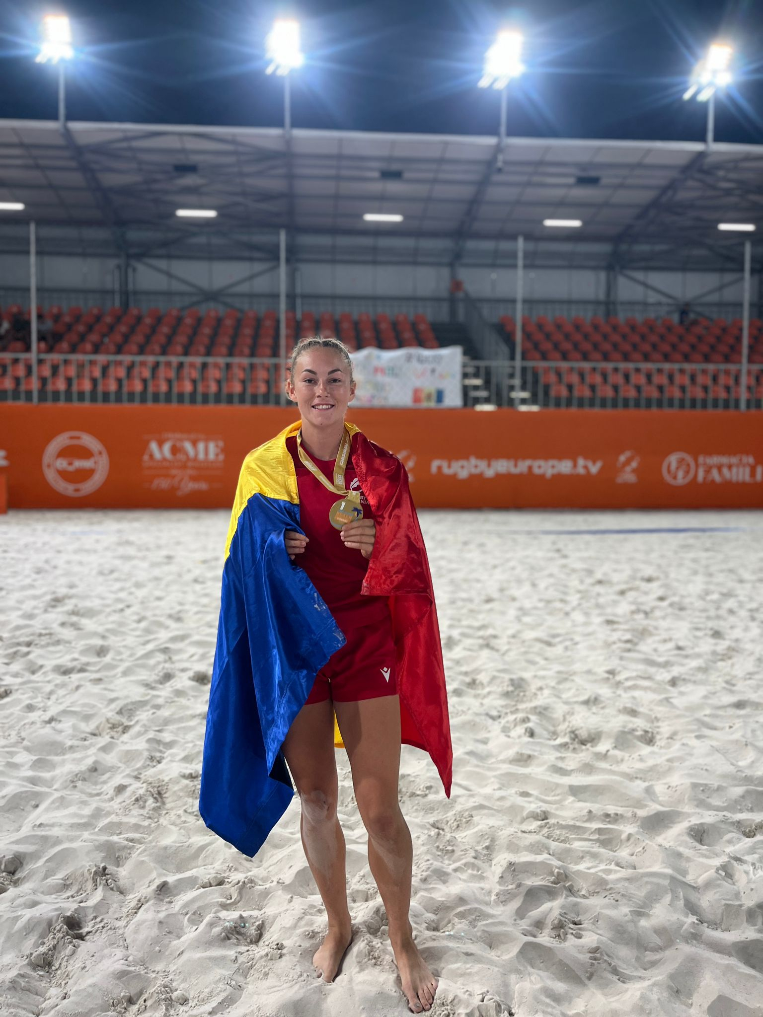 FOTO-- Între ferma de vaci și terenul de rugby, o studentă din Iași rescrie definiția succesului