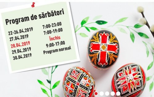 PROGRAM SUPERMARKETURI Paşte 2019. În ce zile vor fi închise magazinele