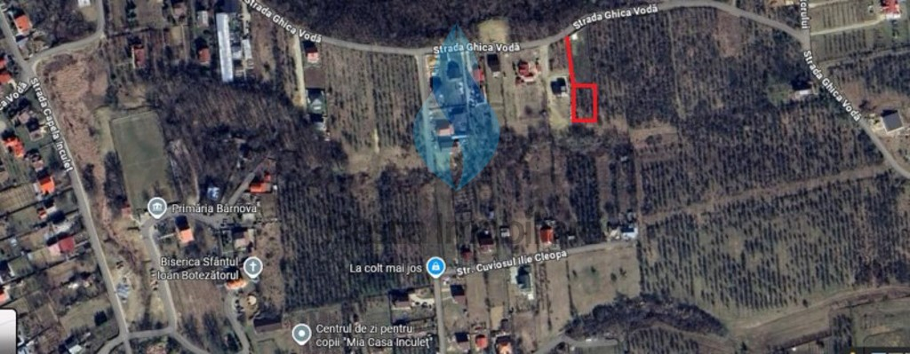 Teren 1644mp, intravilan pentru constructii, Barnova.