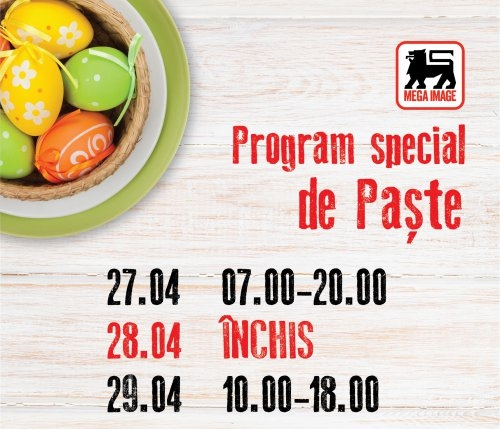 PROGRAM SUPERMARKETURI Paşte 2019. În ce zile vor fi închise magazinele