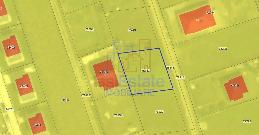 Vorovesti TEREN 500mp intravilan cu utilitati lot de casa