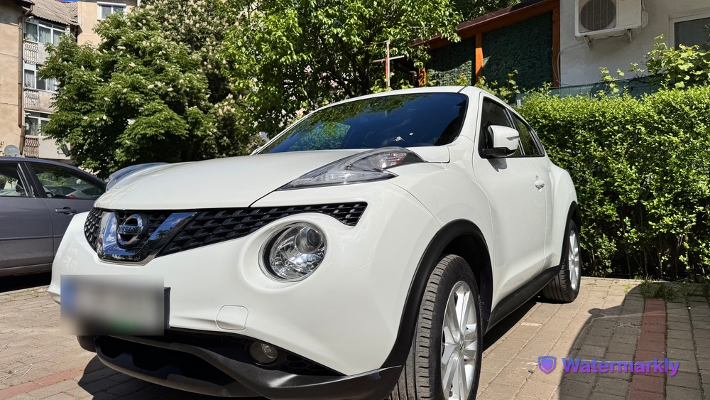 NISSAN JUKE – SUV din 2017, alb perlat, KM reali, echipare generoasă cu aspect si functionare ireprosabile, costuri reduse la intretinere