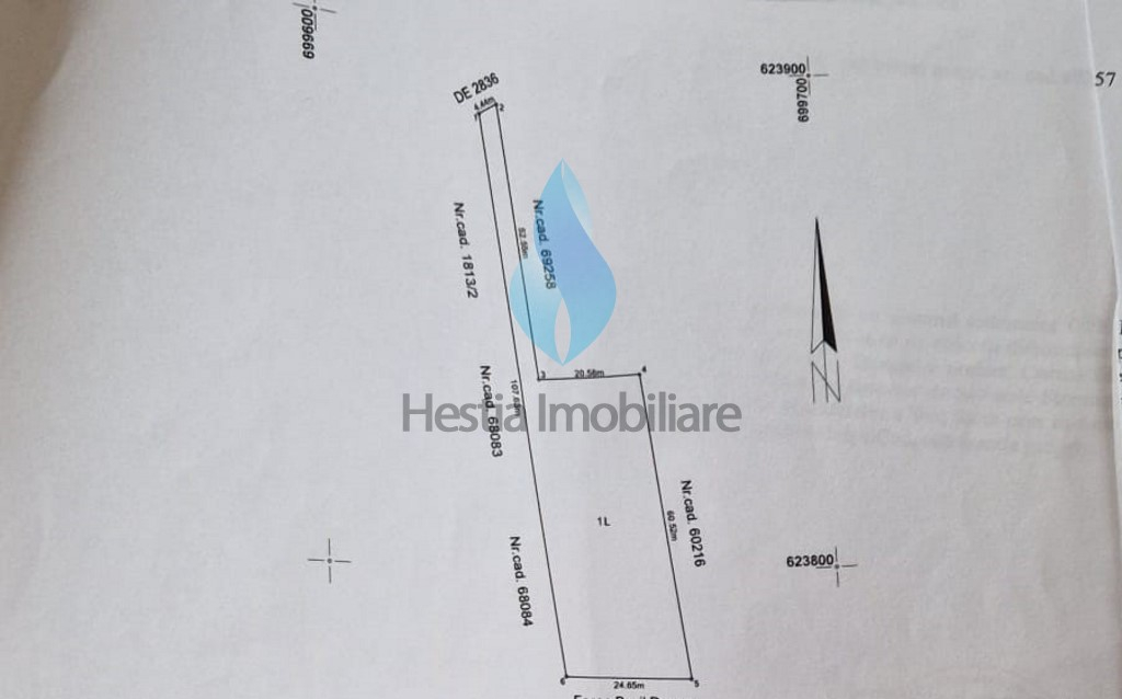 Teren 1644mp, intravilan pentru constructii, Barnova.