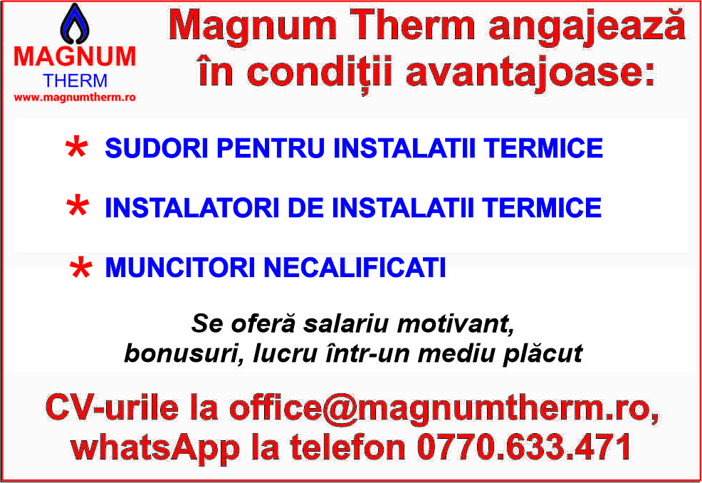 Magnum Therm angajeaza