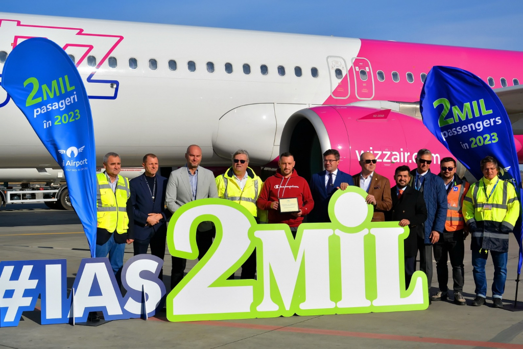 Terminalul T4 e finalizat în proporție de 80 %, în timp ce Aeroportul Iași a atins borna de 2 milioane de pasageri