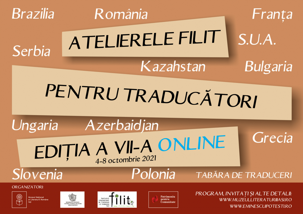 Invitați din douăsprezece țări la cea de-a VII-a ediție a „Atelierelor FILIT pentru traducători”
