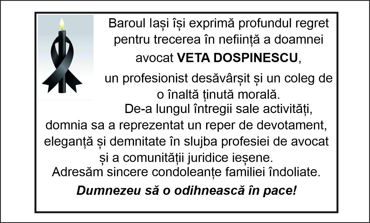 Dumnezeu să o odihnească în pace! 