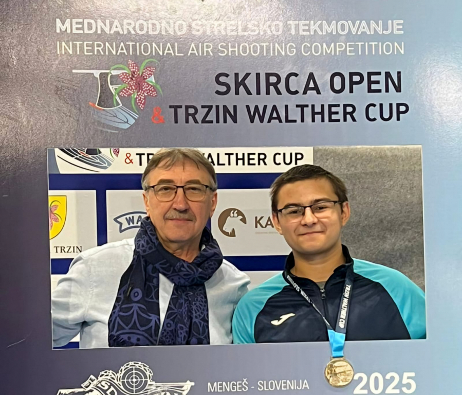 Tir sportiv – pistol - Duncan Connor Smaranda pe podium în Slovenia