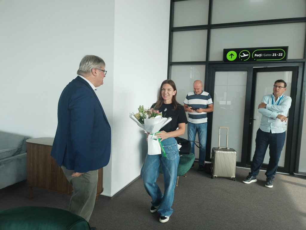 FOTO - Simona Halep a ajuns la Iași