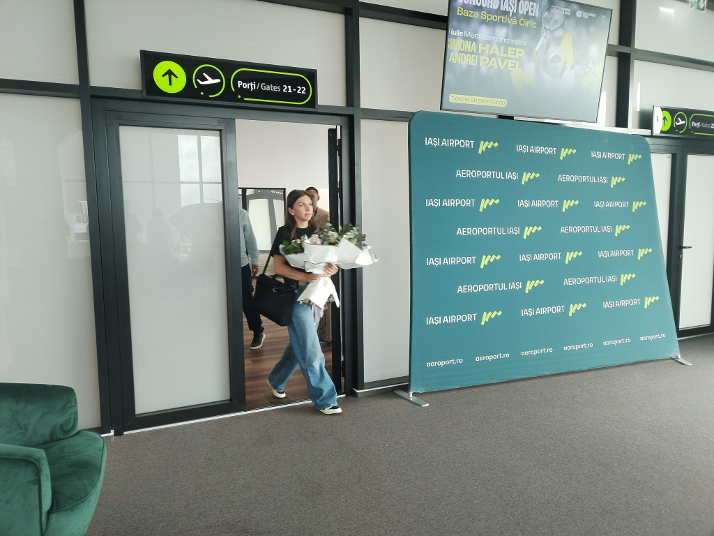 FOTO - Simona Halep a ajuns la Iași