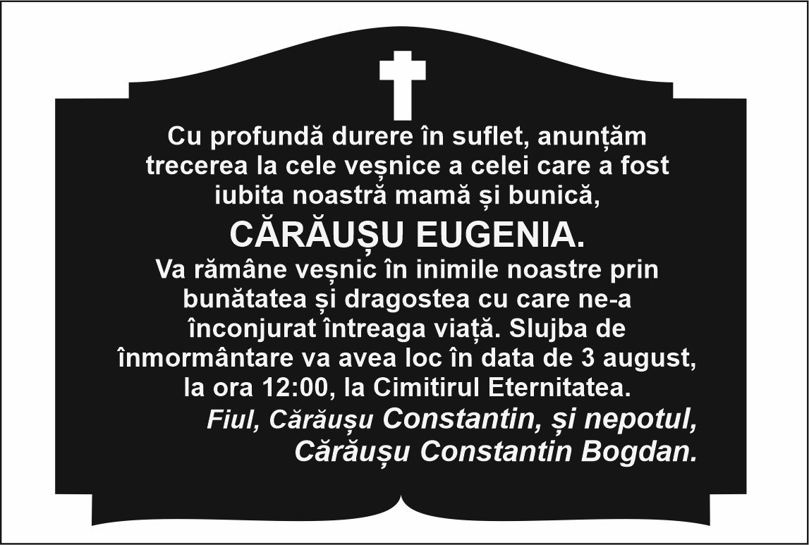 Va rămâne veșnic în inimile noastre!