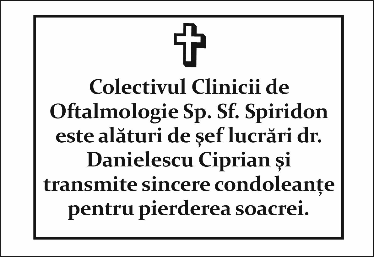 Sincere condoleante!