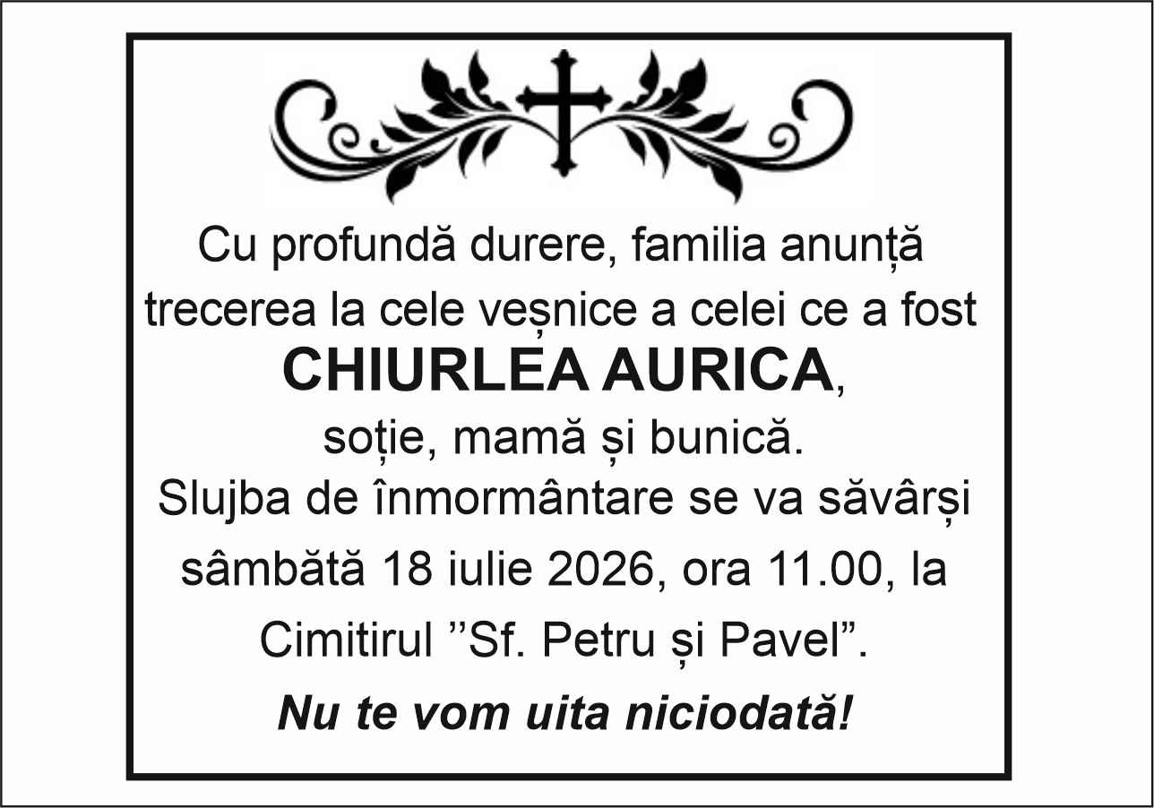 Nu te vom uita niciodata!