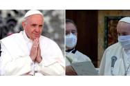  Papa Francisc, prima apariție cu mască în public