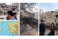  VIDEO - Cutremurul din Marea Egee, revizuit la 7 grade Richter, a doborât clădiri în Turcia