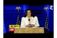   VIDEO - Răsturnare de situație în alegerile SUA. Prima femeie de culoare, cu rădăcini indiene, devine vicepreședinte